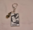 Load image into Gallery viewer, Cat Tarot Keychain Collection — Crystal Major Arcana Charms