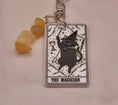Load image into Gallery viewer, Cat Tarot Keychain Collection — Crystal Major Arcana Charms