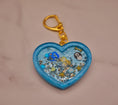 Load image into Gallery viewer, Resin Heart Shaker Keychain