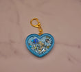 Load image into Gallery viewer, Resin Heart Shaker Keychain