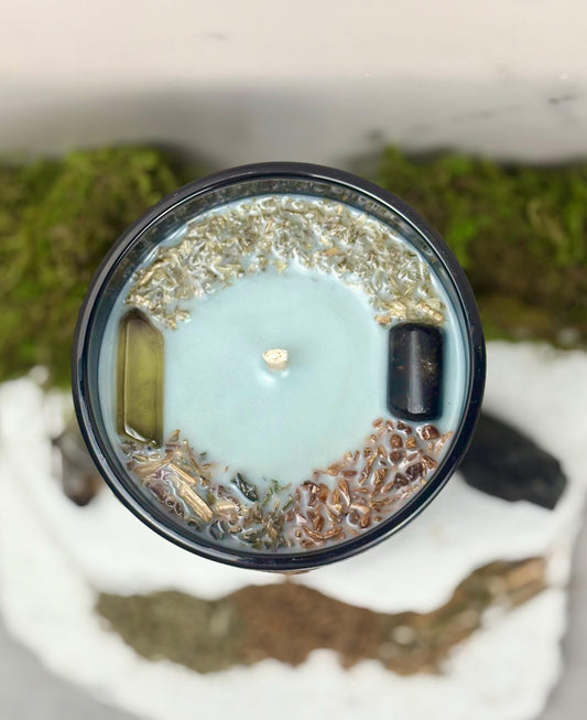 Transmutation Candle— Warding, Alchemy & Anchored Manifestation