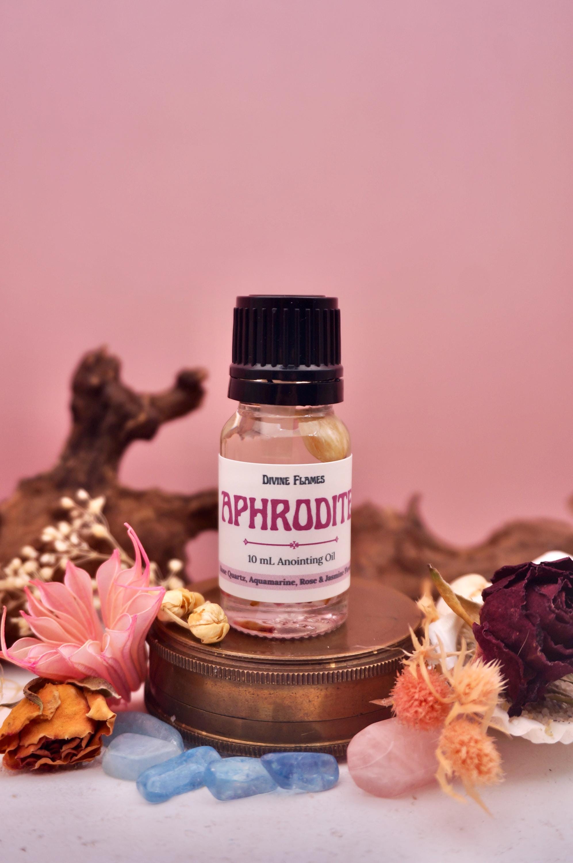 Aphrodite Oil — Rose Quartz, Aquamarine, Rose & Jasmine