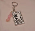 Load image into Gallery viewer, Cat Tarot Keychain Collection — Crystal Major Arcana Charms
