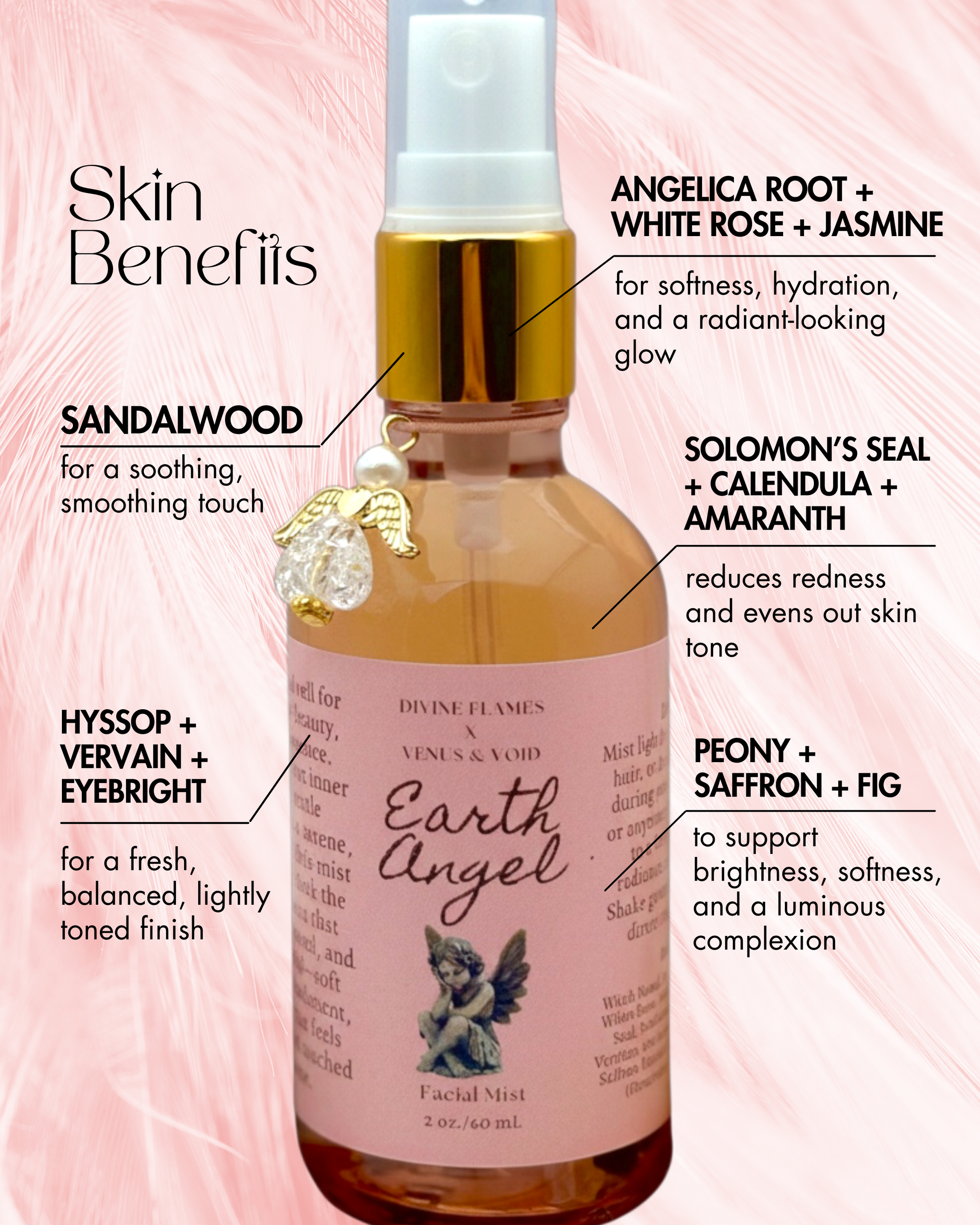 Earth Angel Face Mist Divine Flames X Venus and Void