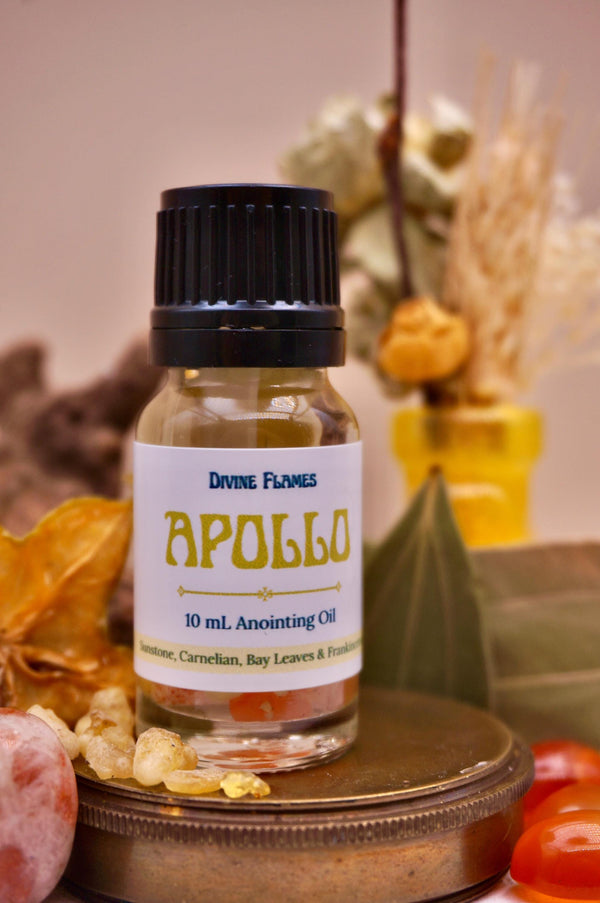 Apollo Oil — Sunstone, Carnelian, Bay Leaf & Frankincense