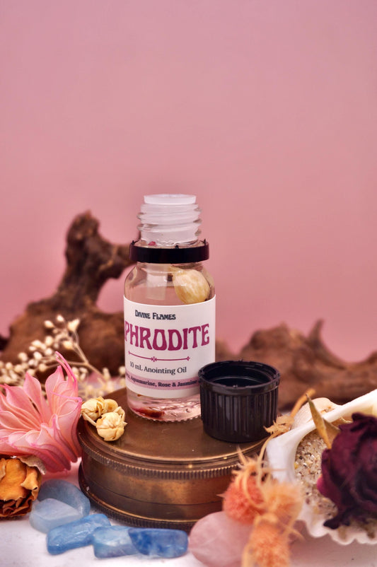 Aphrodite Oil — Rose Quartz, Aquamarine, Rose & Jasmine