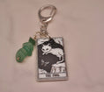Load image into Gallery viewer, Cat Tarot Keychain Collection — Crystal Major Arcana Charms
