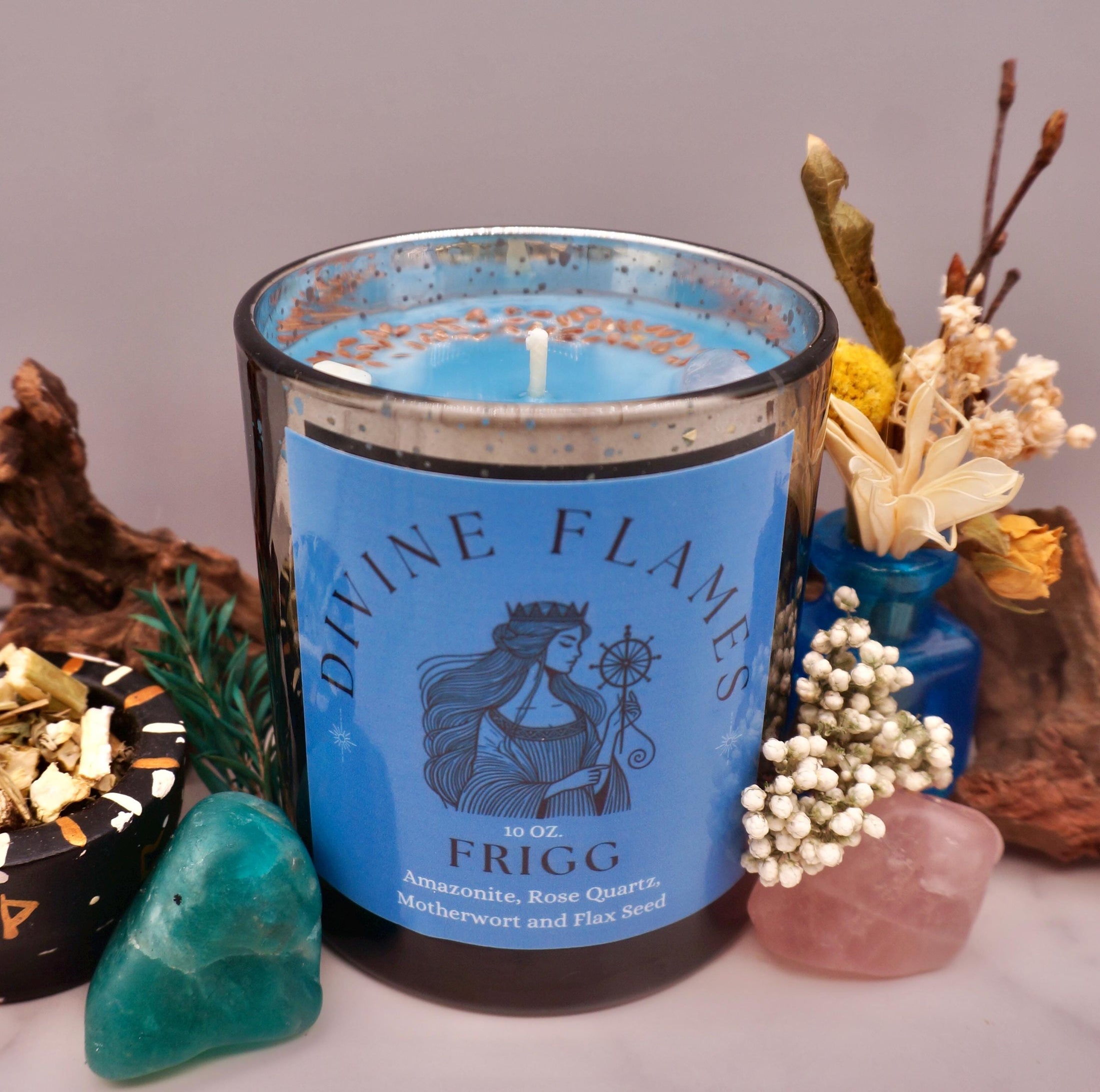 Frigg Candle | Goddess of the Hearth & Fate