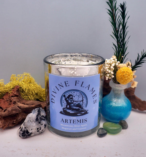 Artemis Candle | Goddess of the Moon and the Hunt