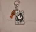 Load image into Gallery viewer, Cat Tarot Keychain Collection — Crystal Major Arcana Charms
