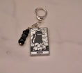Load image into Gallery viewer, Cat Tarot Keychain Collection — Crystal Major Arcana Charms
