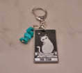 Load image into Gallery viewer, Cat Tarot Keychain Collection — Crystal Major Arcana Charms
