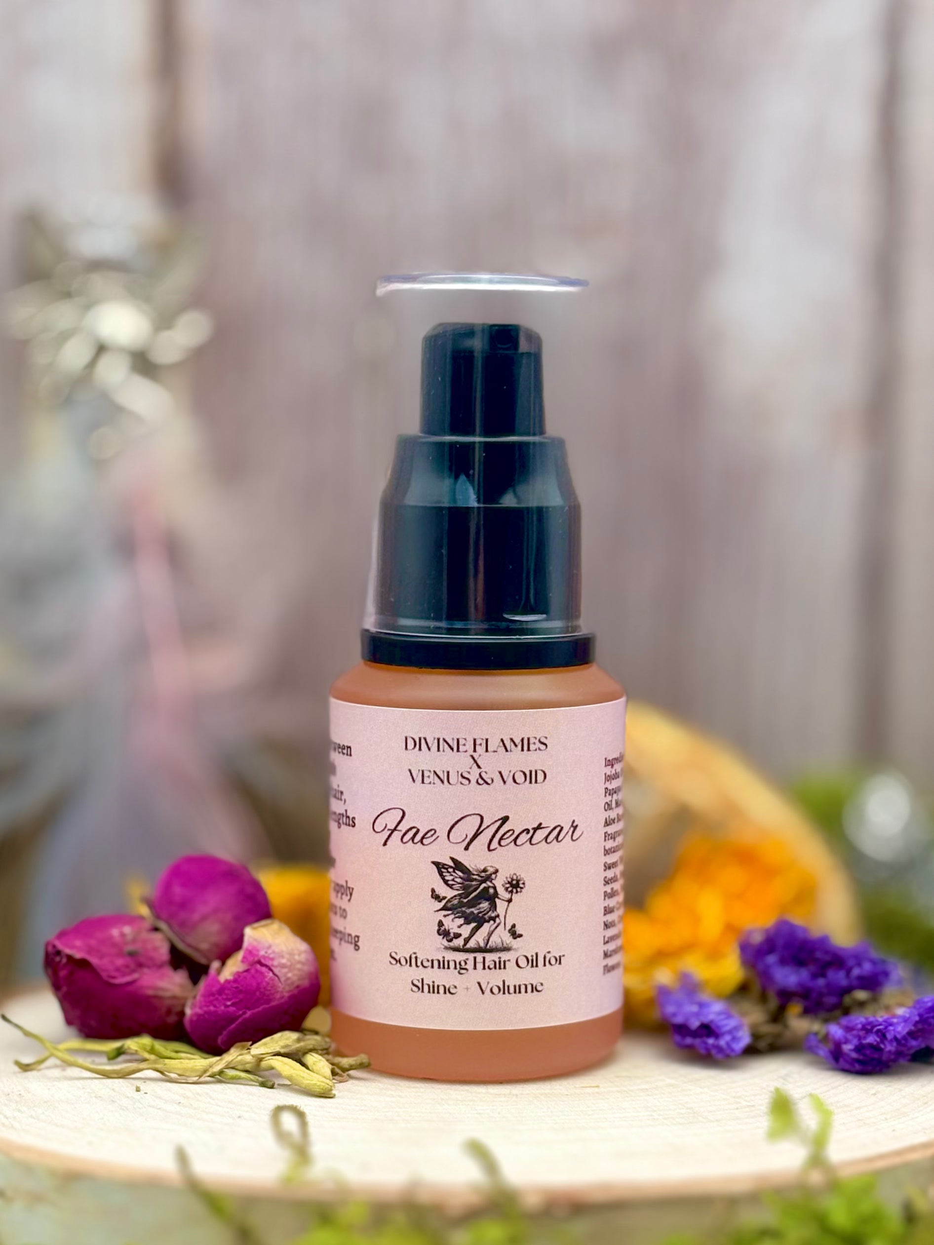 Fae Nectar Hair Oil Divine Flames X Venus and Void