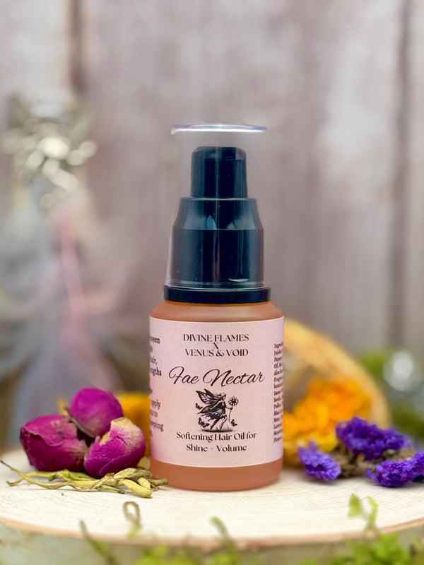 Fae Nectar Hair Oil Divine Flames X Venus and Void