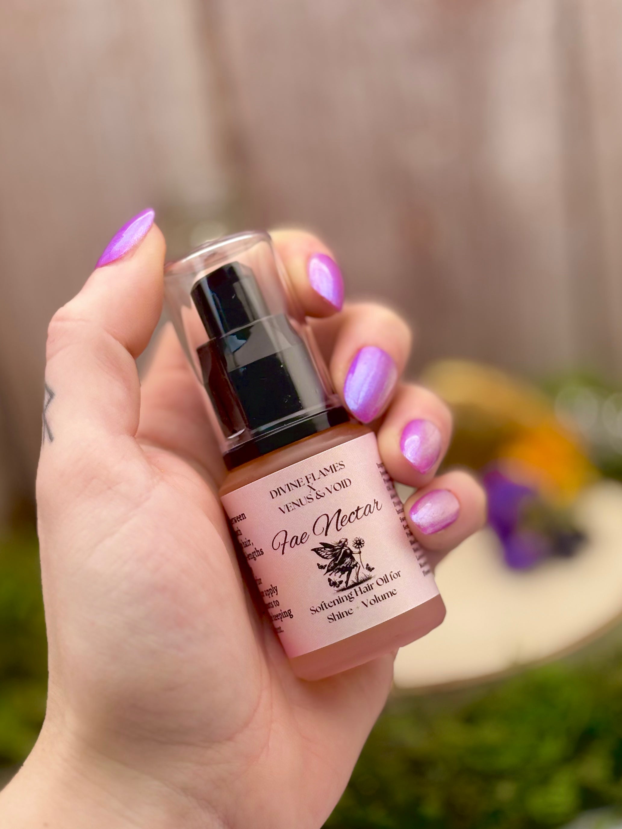 Fae Nectar Hair Oil Divine Flames X Venus and Void