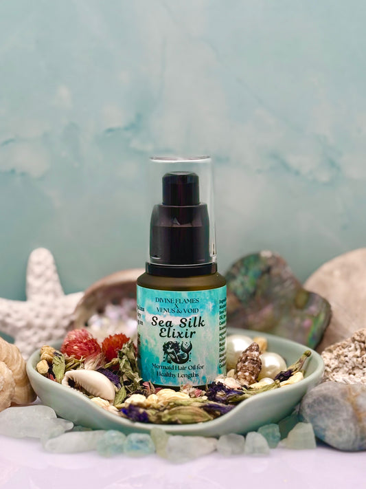 Sea Silk Elixir Hair Oil Divine Flames X Venus and Void