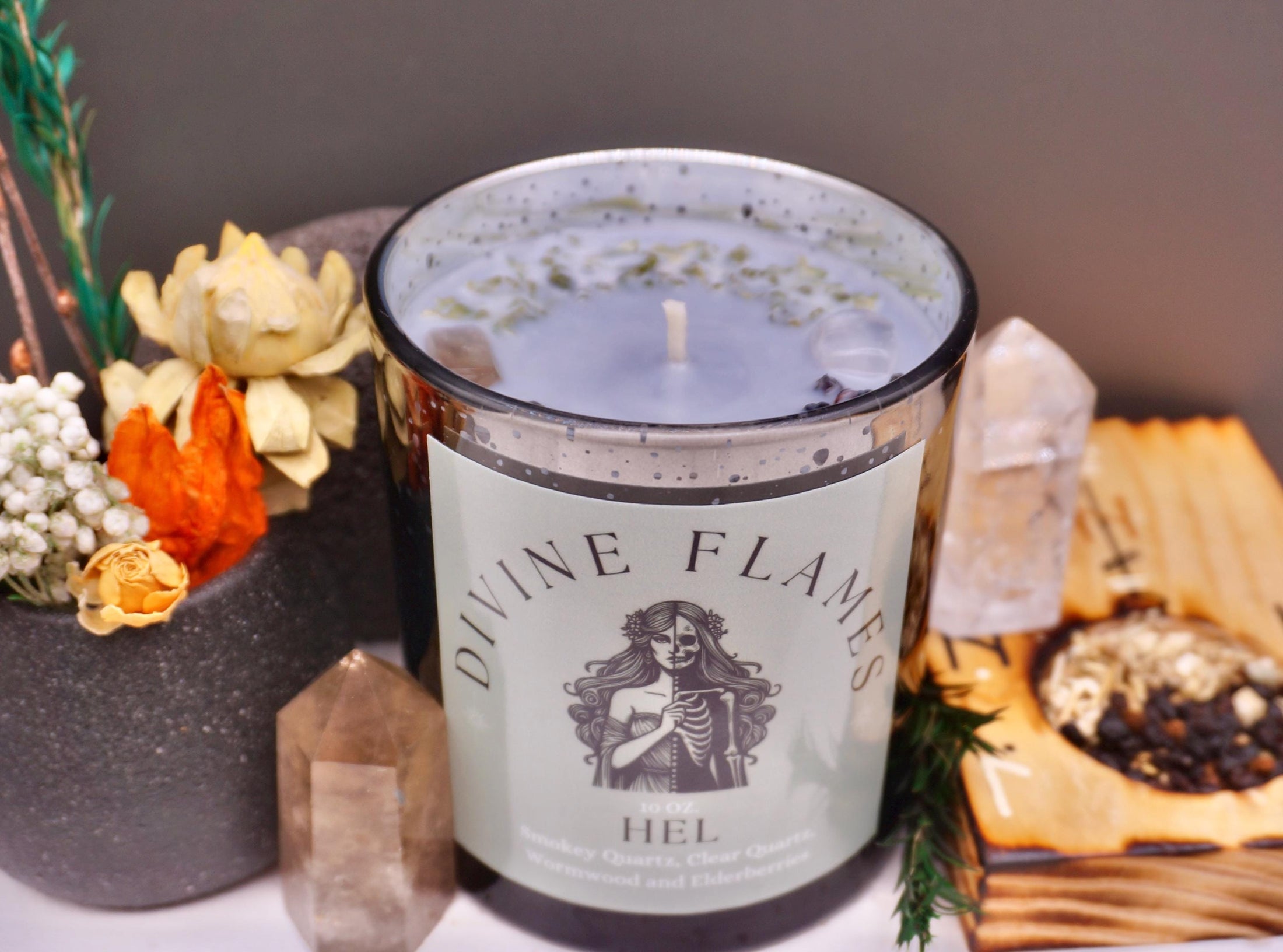 Hel Candle | Goddess of the Underworld, Shadow & Renewal