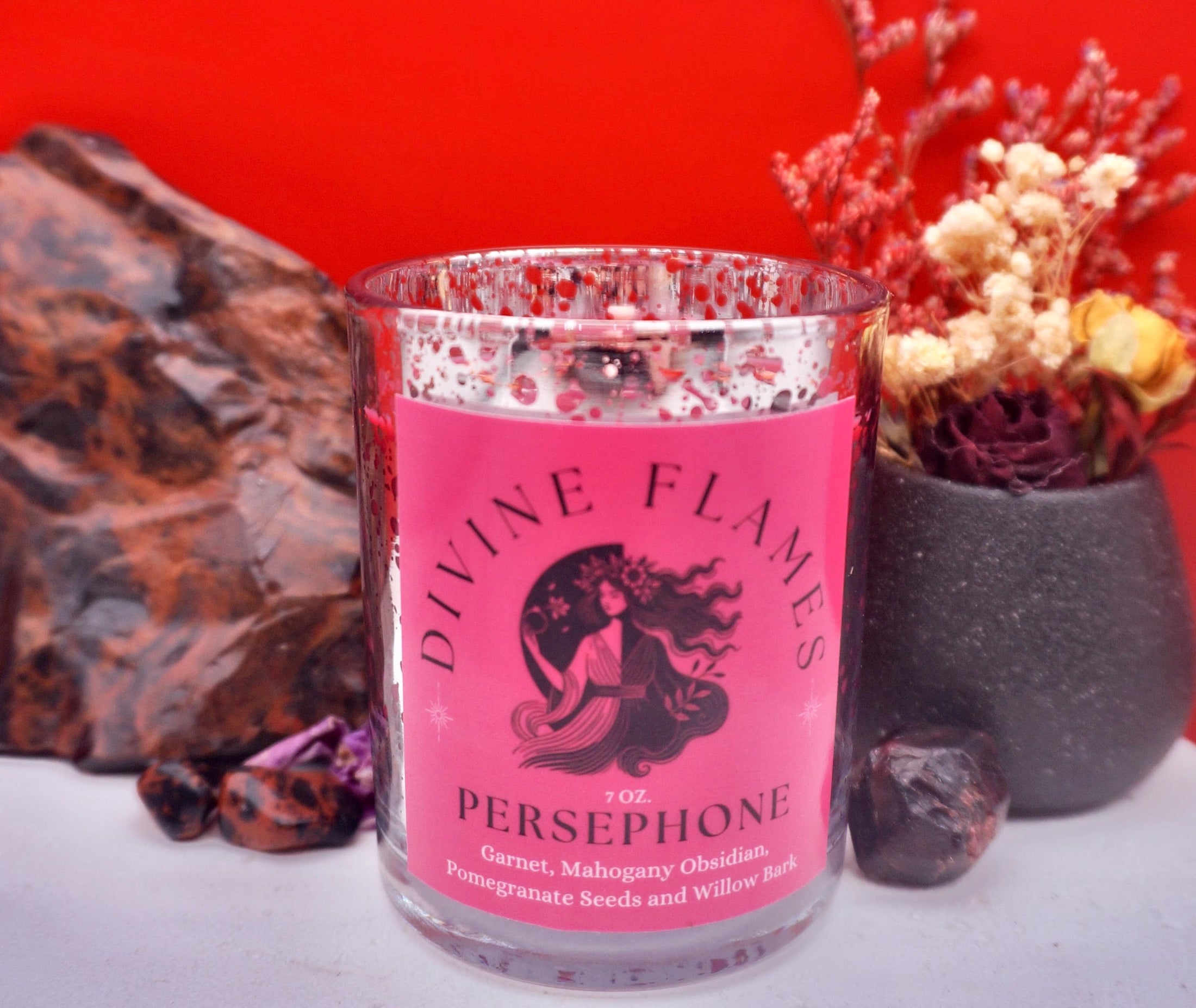 Persephone Candle | Goddess of Spring & Underworld