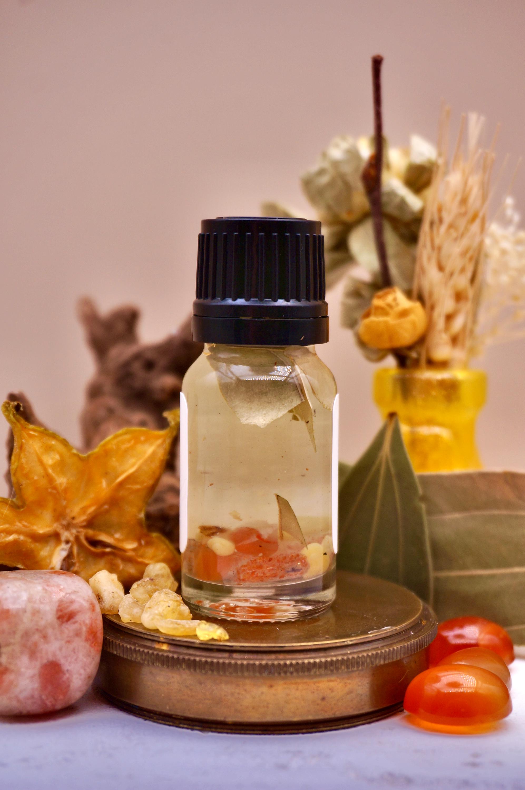 Apollo Oil — Sunstone, Carnelian, Bay Leaf & Frankincense