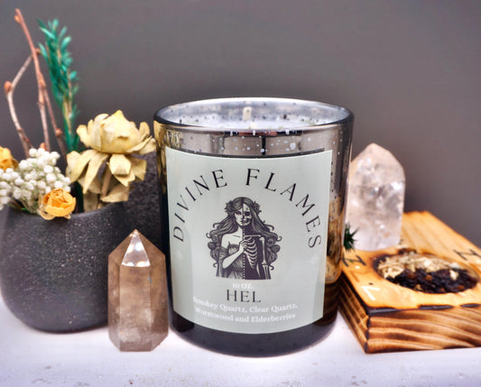 Hel Candle | Goddess of the Underworld, Shadow & Renewal