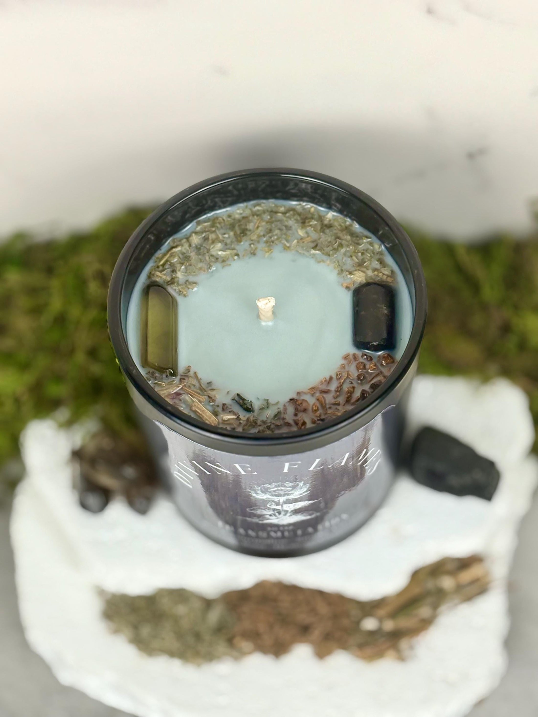 Transmutation Candle— Warding, Alchemy & Anchored Manifestation