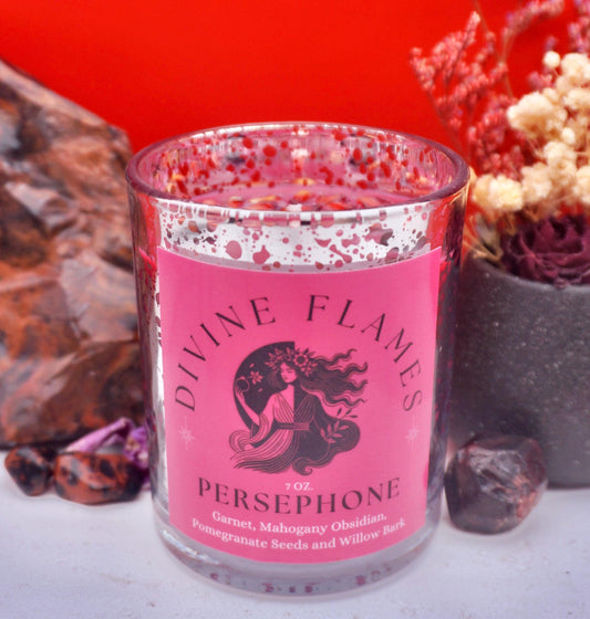 Persephone Candle | Goddess of Spring & Underworld